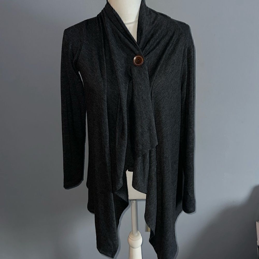 Bobeau Cape Draped Cardigan!